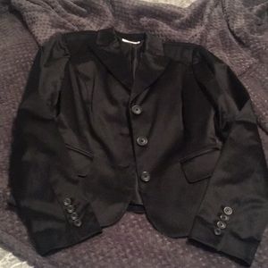 Black sateen jacket